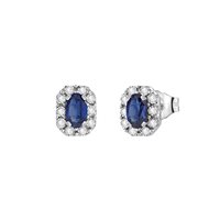 Boucles d'oreilles Bliss Femme in Or blanc Zaffiro 0.60 Ct 20102526 - 20102526